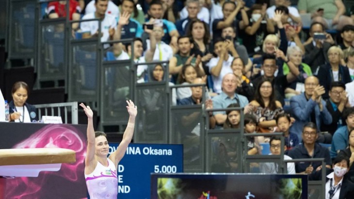 Eight-time Olympian Oksana Chusovitina not listed among 2023 World Championships qualifiers