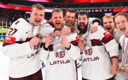 Latvia wins historic bronze at Ice Hockey World Championship