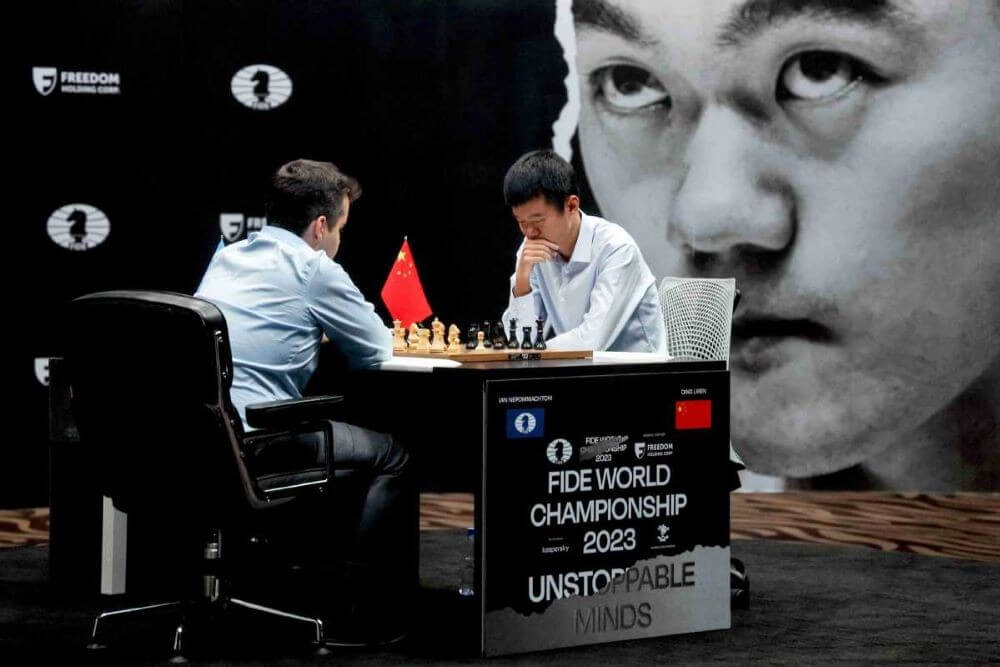 Ding holds Nepomniachtchi to force tiebreaks in FIDE World